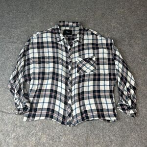 Rails Maddox Shirt Womens Small Plaid Dolman Sleeve Button Down Shirt Top